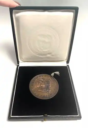 Bronze Medaille im Etui Humboldt Universität zu Berlin  Zum 200. Geburtstag m019