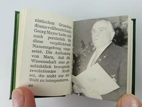 Minibuch: Erinnerungen an Georg Mayer Offizin Andersen Nexö e219