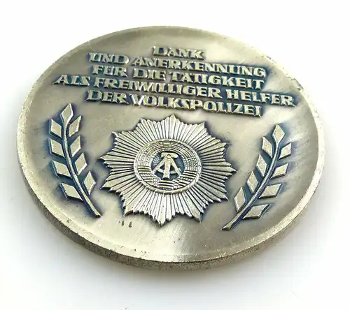 #e4573 DDR Medaille * 25 Jahre Helfer der Volkspolizei * ab 1978 verliehen Nr.78