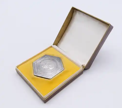 e12475 DDR Medaille militärpolitische Hochschule Wilhelm Pieck ASV in OVP