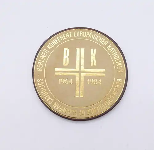 e12474 Alte Medaille BK 1964-1984 Berliner Konferenz europäischer Katholiken