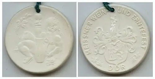 DDR Meissen Medaille Meissener Wein und Erntefest 1975