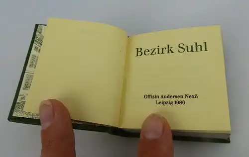 Minibuch: Bezirk Suhl Offizin Andersen Nexö Leipzig 1986 Zeit im Bild bu0377