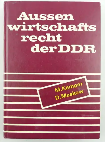Buch: Aussenwirtschaftsrecht der DDR e1231