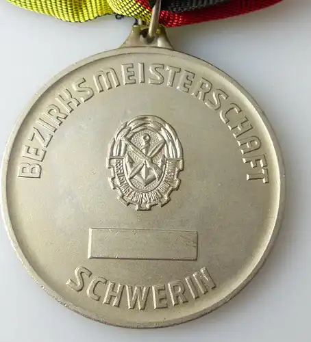 Medaille Bezirksmeisterschaft Schwerin Erhöht Verteidigungsbereitschaft /r372