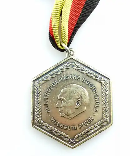 #e4061 DDR Medaille ASV Militärpolitische Hochschule Wilhelm Pieck