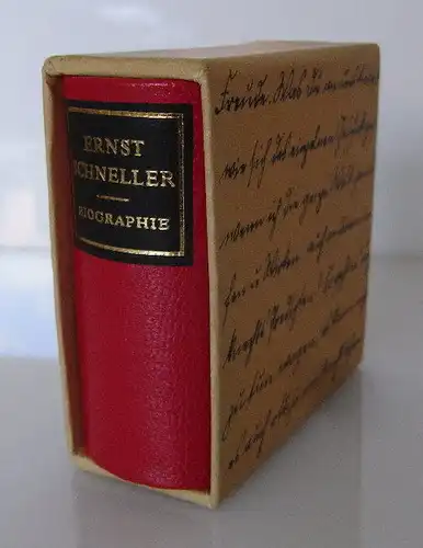 Minibuch: Ernst Schneller Biographie bu0029