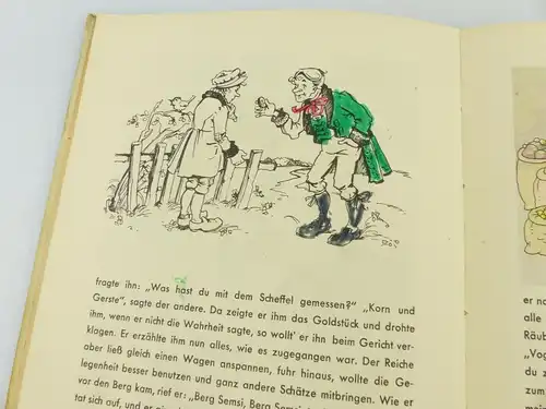 e11463 Altes Kinderbuch 1951 Brüder Grimm Simeliberg und 3 Märchen von Andersen