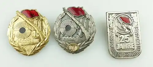 e11462 9 verschiedene Orden und Abzeichen Kampfgruppe der DDR