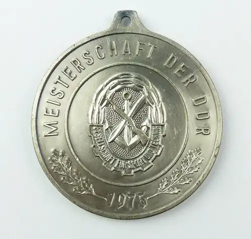e10225 DDR Medaille Meisterschaft der GST silberfarben 1975