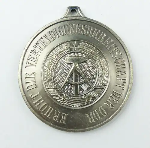 e10225 DDR Medaille Meisterschaft der GST silberfarben 1975