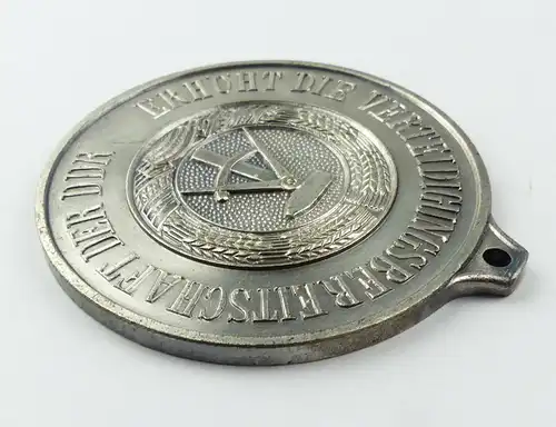 e10225 DDR Medaille Meisterschaft der GST silberfarben 1975