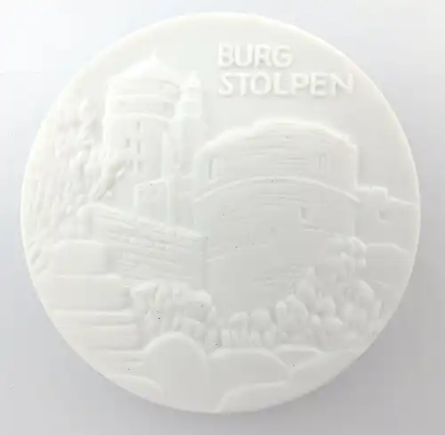 #e3216 Meissen Medaille Arzneimittelwerk Dresden Prof. Dr. Kolbe, Burg Stolpen