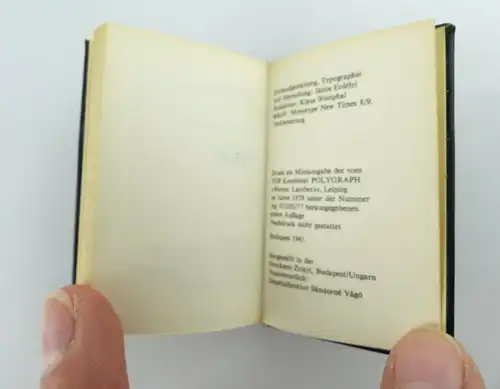 Minibuch:  nummeriertes Buch - Amicis Librorum Band 3 "Nr.1788" Polygraph e376
