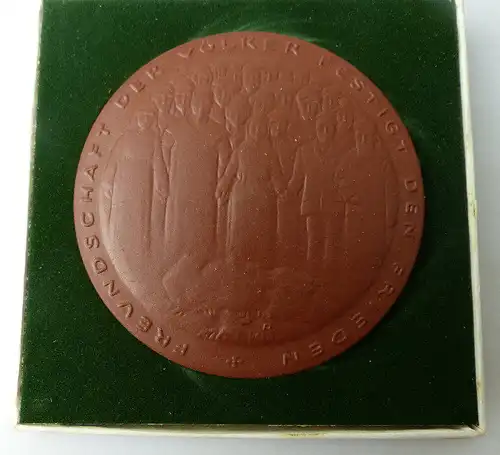Meissen Medaille: LIGA für Völkerfreundschaft der DDR, Orden1504