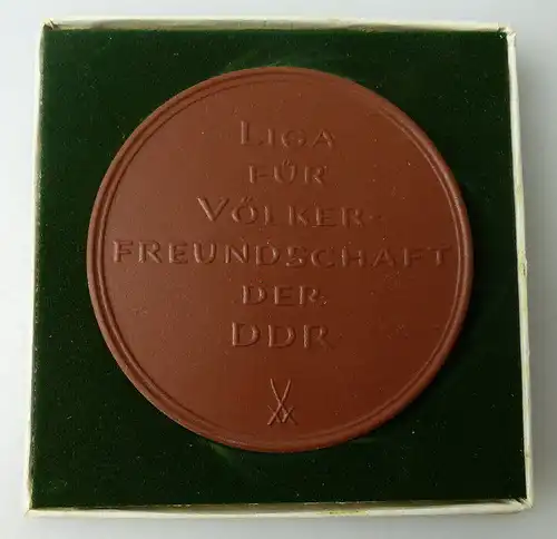 Meissen Medaille: LIGA für Völkerfreundschaft der DDR, Orden1504