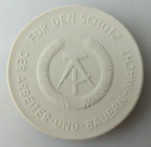 Meissen Medaille: Strassenbautruppen 1970, Für den Schutz der Arbeite, Orden1493