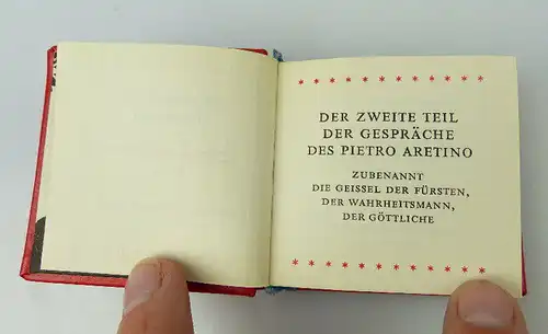 Minibuch: 6er Kassette Die Gespräche des Pietro Aretino bu0949