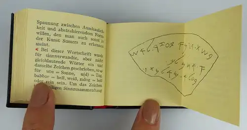 Minibuch: An der Wiege des Alphabetes Hans Lülfing mit Widmung Buch1512