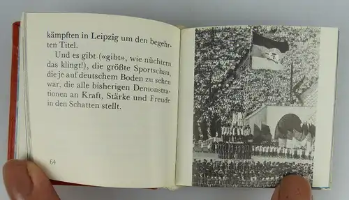 Minibuch: Sport in der DDR Feste und Traditionen 1983 Buch1508