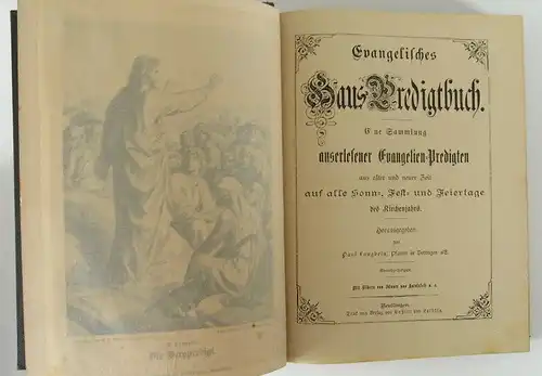 Evangelisches Haus-Predigtbuch Reutlingen circa um 1890