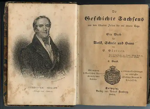 Die Geschichte Sachsens, 3.Band von 1845