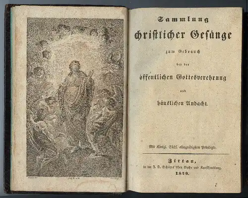 Sammlung christlicher Gesänge, Zittau 1840