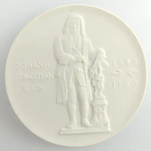 #e3204 Meissen Medaille Bachhaus Eisenach Johann Sebastian Bach 1685 - 1750