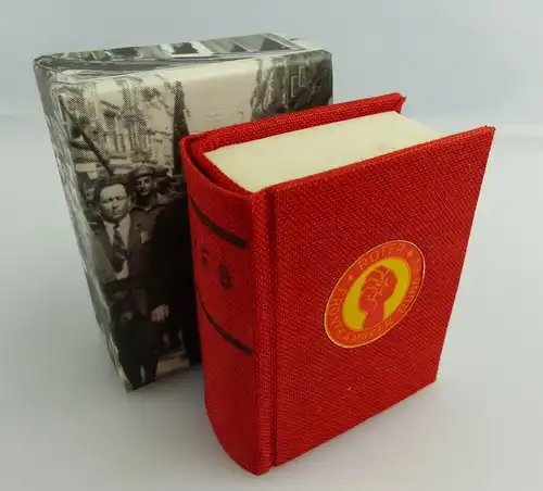 Minibuch: Roter Frontkämpfer Bund E.V. + RFB Berlin 1980 Rote Front SELTEN e078