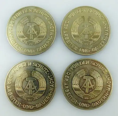 4 Medaillen: Zollverwaltung, silberfarben, Orden2244