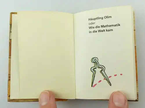 #e3176 Minibuch: Häupling Olim / wie die Mathematik... + original Winkelmesser