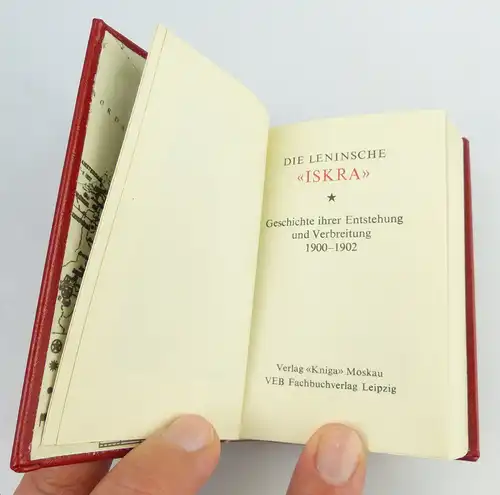 Minibuch: Die Leninsche ISKRA, VEB Fachbuchverlag Leipzig 1981 / r115