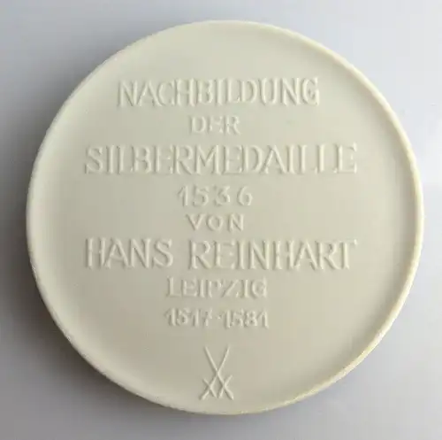 Meissen Medaille: Nachbildung Silbermedaille 1536 von Hans Reinhart, Orden2210