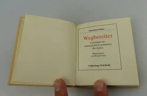 Minibuch: Wegbereiter Hans-Peter Schulze Verlag Junge Welt Berlin bu0455