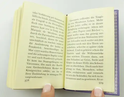 e11243 Minibuch Mirabeau Hic & Hec Die Stufenleiter der Wollust 1988 Auflage 1