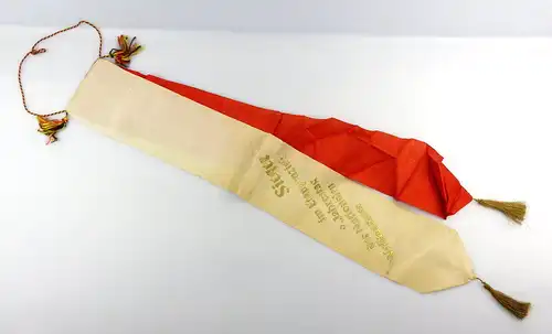 #e2908 DDR Fahnenschleife: Wettbewerb 1965 Karl-Marx-Stadt 9. Jahrestag der NVA