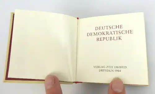 Minibuch:Deutsche Demokratische Republik Verlag Zeit im Bild 1984 Dresden bu0770