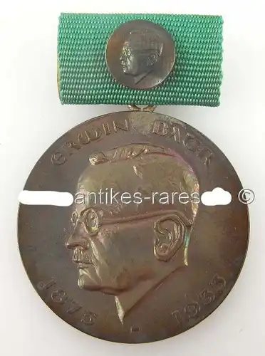 DDR Erwin Baur Medaille in Bronze im Etui Orden121