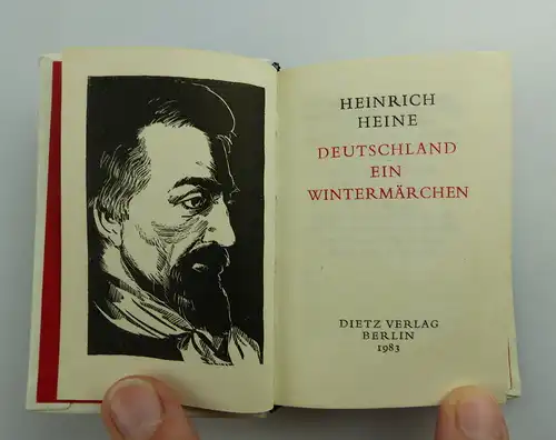 Minibuch: Deutschland ein Wintermärchen Dietz Verlag Berlin 1983 e005