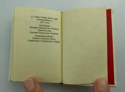 Minibuch: Deutschland ein Wintermärchen Dietz Verlag Berlin 1983 e005