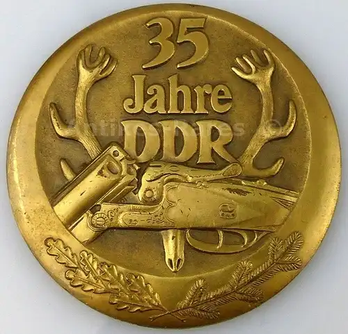 DDR Medaille 35 Jahre Jagdwesen in der DDR (Forst5)