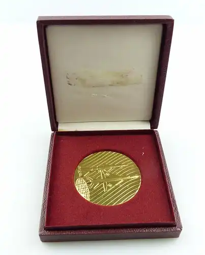 #e5461 Ehrengeschenk Medaille NVA Luftstreitkräfte Radar / Rakete / Jagdflieger