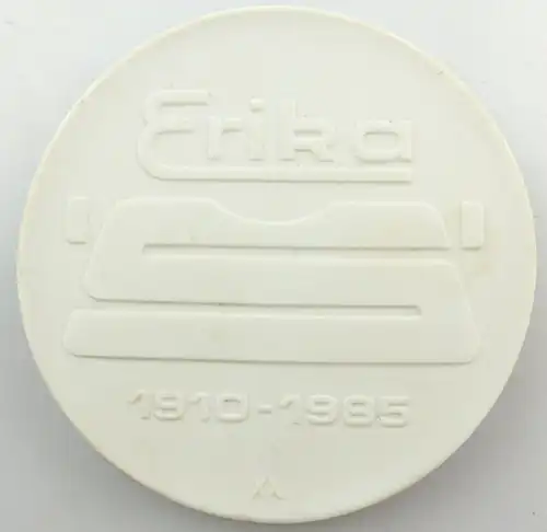 #e3514 Meissen Medaille Erika S 1910 - 1985 robotron Schreibmaschinen Wertarbeit