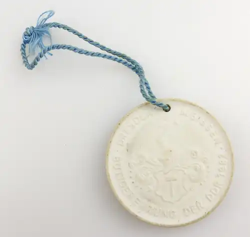 #e2809 Medaille Böttger Ehrung der DDR, Dresden Meissen, Erfinder des Porzellans
