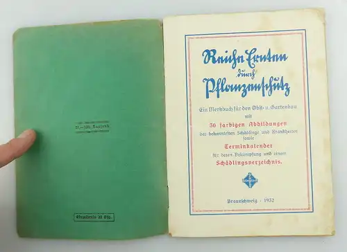 Buch: Reiche Ernte durch Pflanzenschutz - Obst- und Gartenbau e1019