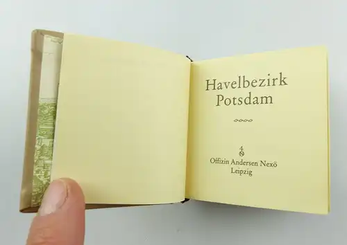 #e4375 Minibuch: Havelbezirk Potsdam Offizin Andersen Nexö Leipzig