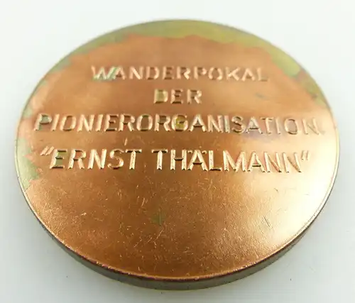 Medaille:Seid bereit JP Wanderpokal der Pionierorganisation Ernst Thälmann e1425