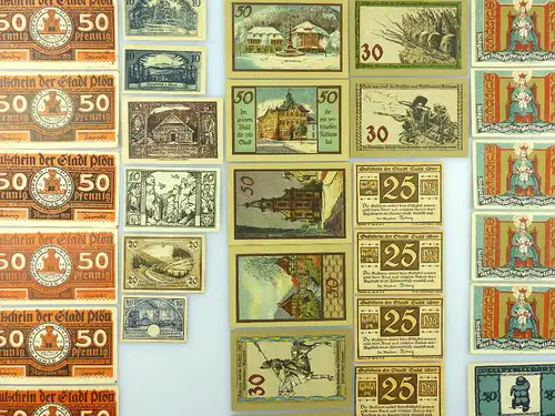 Verschiedene Serien Notgeld - 55 Scheine - Wasungen, Suhl etc. e1004