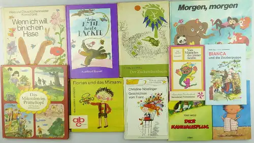 11 Kinderbücher /Jugendbücher: Der Kanuausflug, Der wasserdichte Willibald..e997
