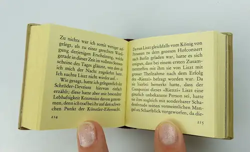 Minibuch : Franz Liszt - VEB Deutscher Verlag für Musik Leipzig e238